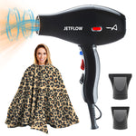 Altéax Jetflow Phon Capelli Professionale 2300W con Motore AC Lunga Durata, Termostato di Sicurezza, 3 temperature e 2 velocità - Omaggio Mantella Parrucchiere