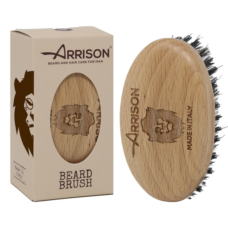 ARRISON BEARD Spazzola Barba Made in Italy Legno di Faggio