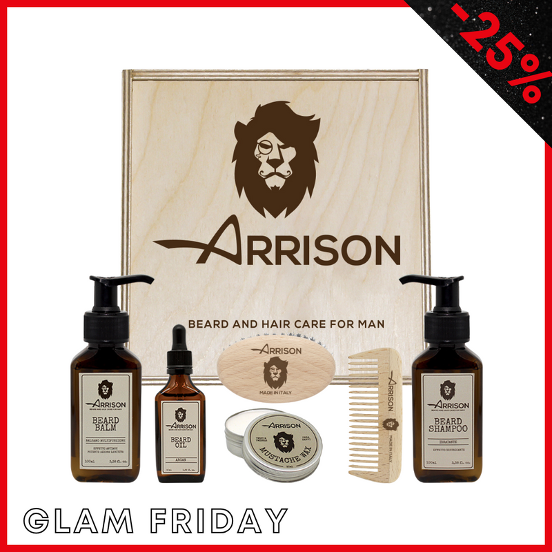 ARRISON BEARD kit Barba Uomo Completo Made in Italy