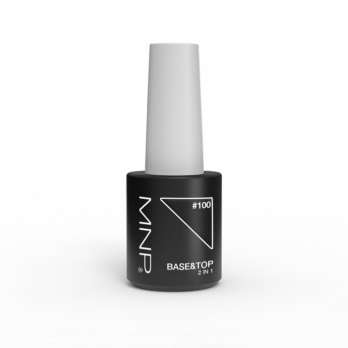 Base & Top Coat 2 in 1 per Semipermanente | Finitura Brillante e Lunga Durata, Senza TPO.