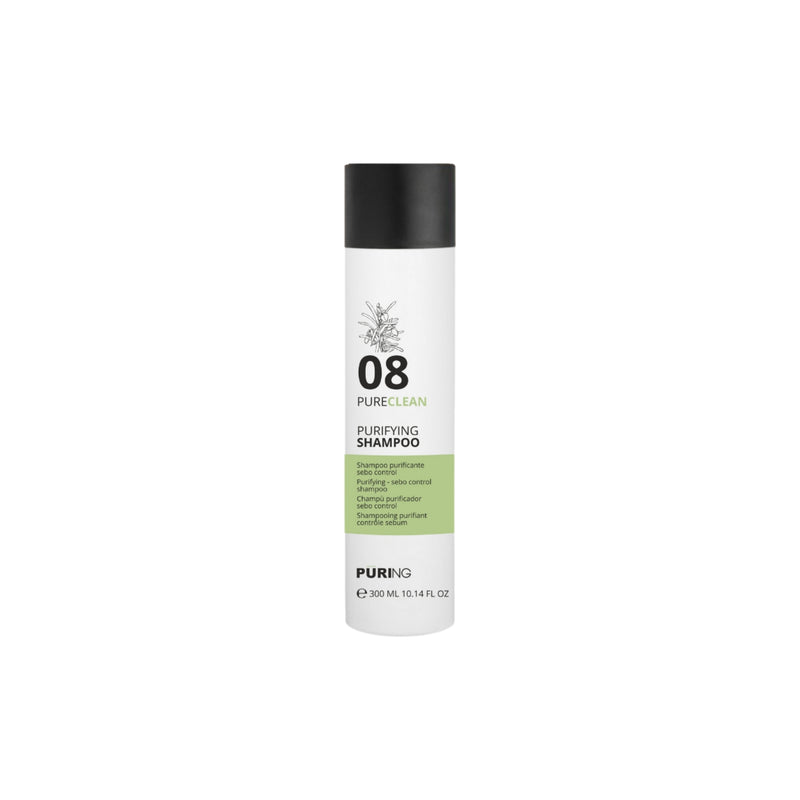 PURING Pureclean Purifying Shampoo, Shampoo Purificante Sebocontrol Formati da 300/1000ml