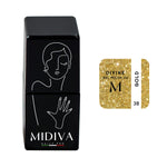 MIDIVA® Smalto Semipermanente Unghie Professionale 10ml in Gel, Made in Italy.