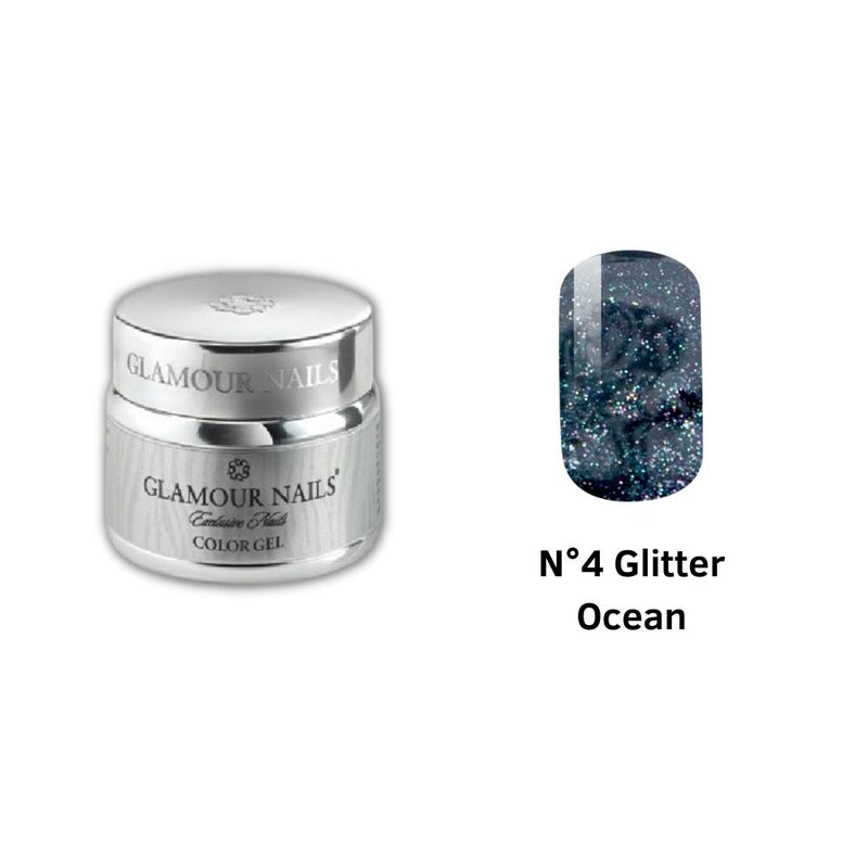 GLAMOUR NAILS Color Gel Glitter 5ml