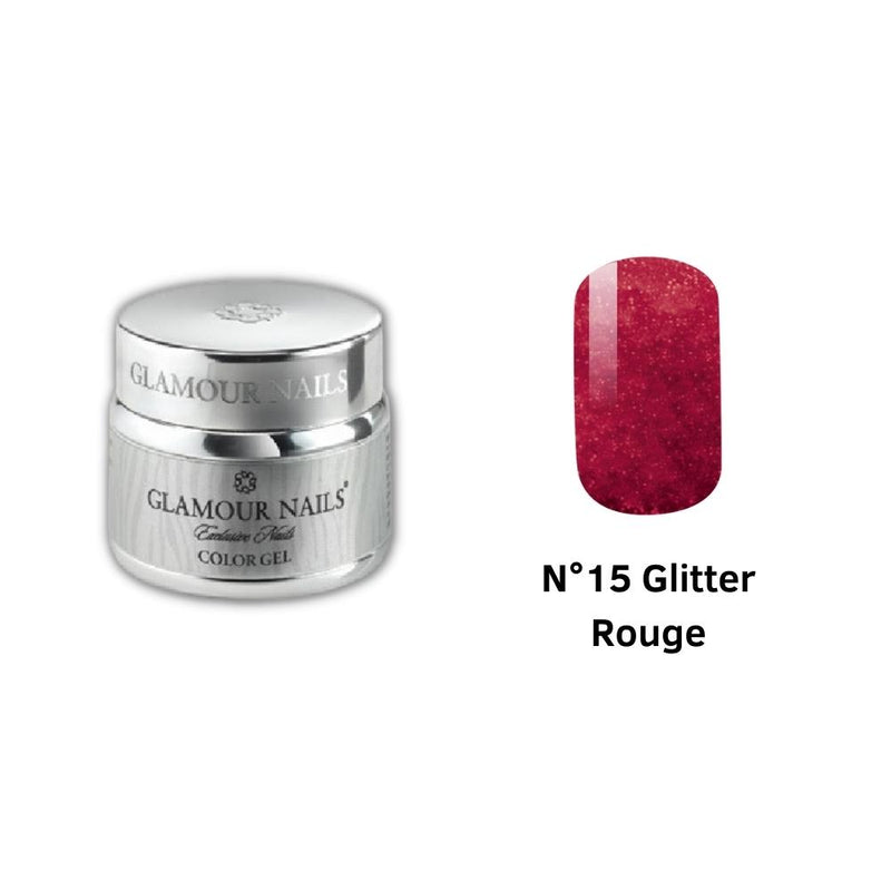 GLAMOUR NAILS Color Gel Glitter 5ml