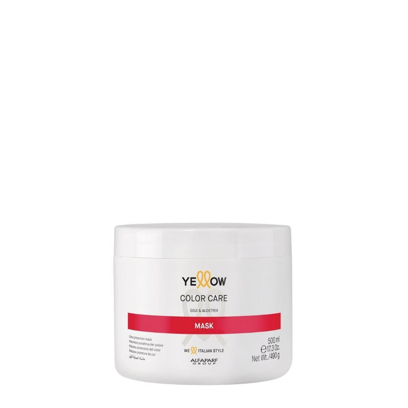 ALFAPARF YELLOW Color Care Mask, Maschera Protettiva Del Colore 500ml