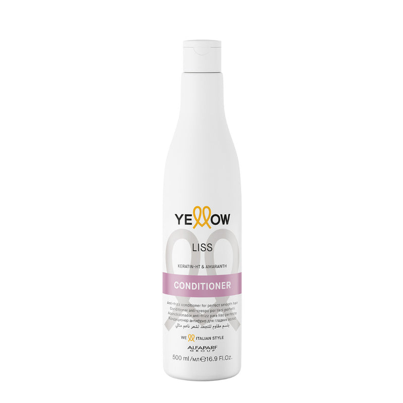 ALFAPARF YELLOW Liss Conditioner, Condizionante Anti-Crespo per Lisci Perfetti 500ml