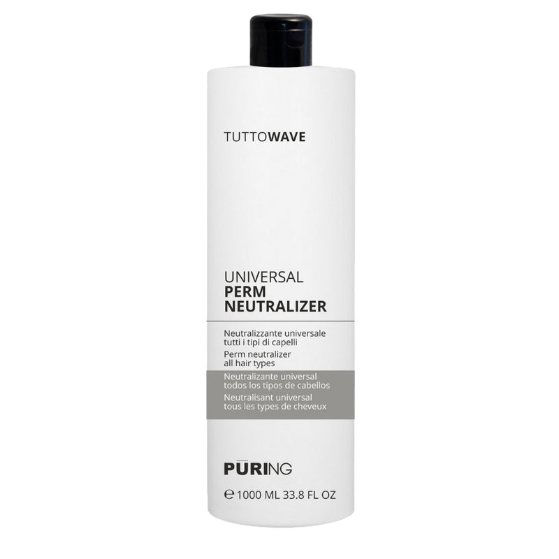 PURING Tuttowave Universal Perm Neutralizer, Neutralizzante universale tutti i tipi di capelli 1000ml