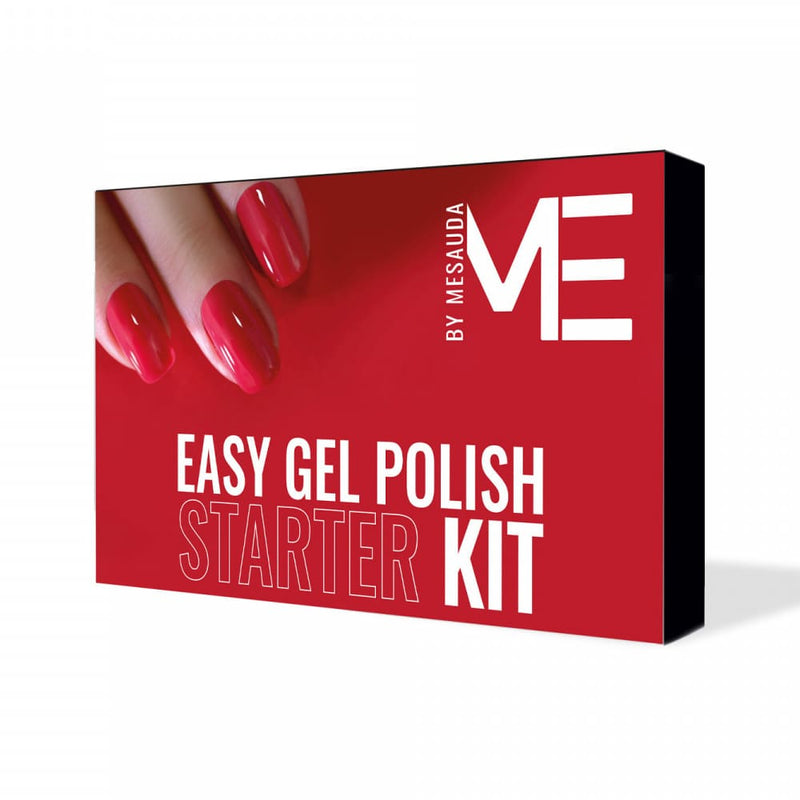 MESAUDA ME Kit Semipermanente Unghie Starter Me Easy Gel Polish Red Edition + Fornetto LED 24W Bridge