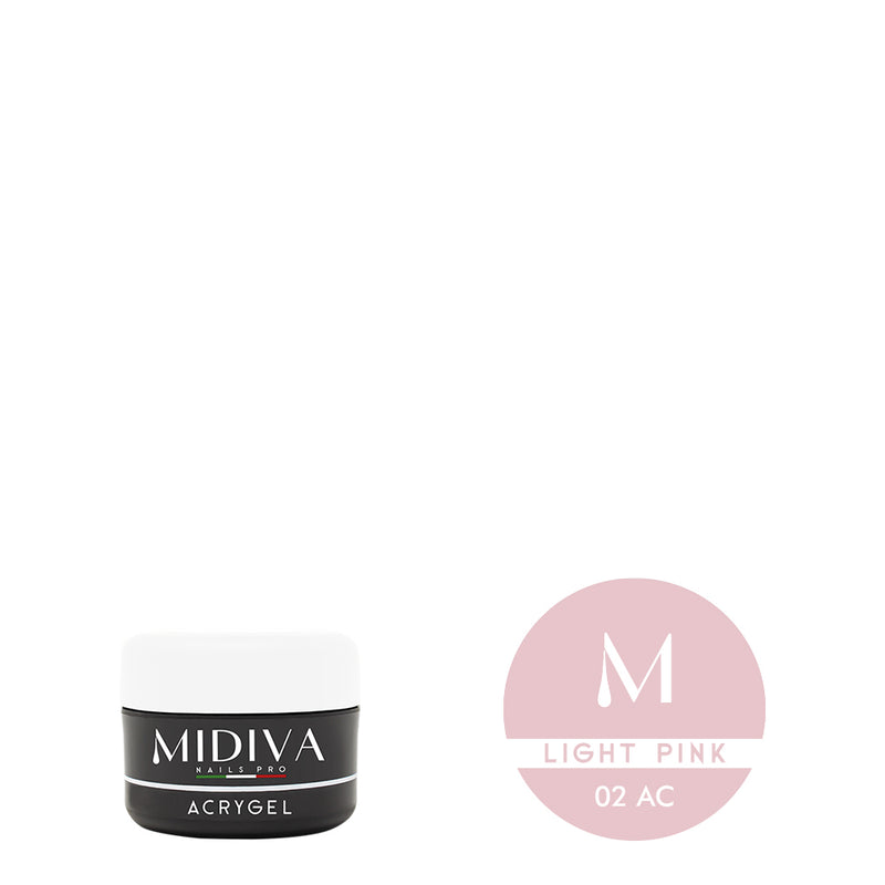 MIDIVA Acrygel Light Pink, formati 10/25gr