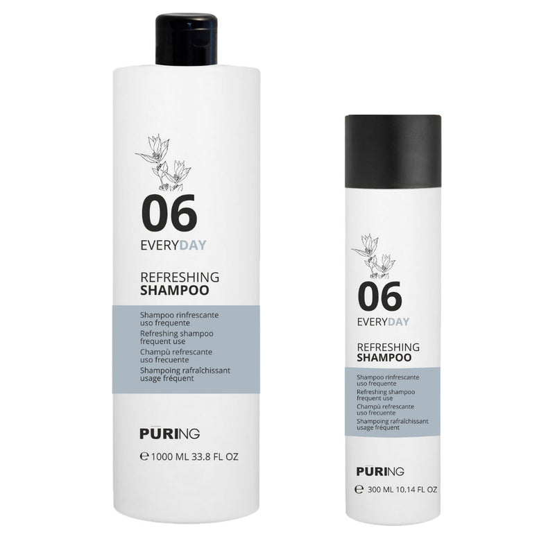 PURING Everyday Refreshing Shampoo, Rinfrescante Uso Frequente Formati da 300/1000ml e 10lt